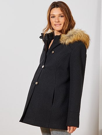 Futura mamã - Casaco pré-mamã estilo duffle coat - Kiabi