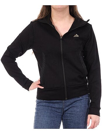Casaco Preto Dourado Le Coq Sportif para Mulher