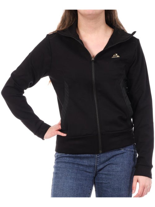 Casaco preto dourado le coq sportif para mulher - Kiabi Casaco preto dourado le coq sportif para mulher - Kiabi
