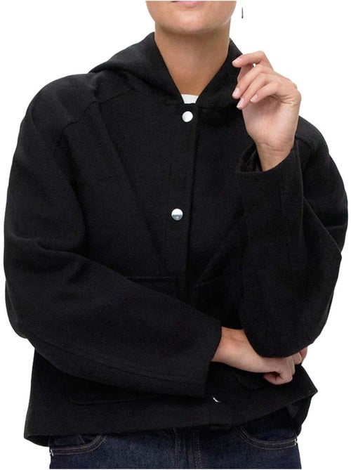 Casaco Preto Feminino Vero Moda Fortunerome - Kiabi