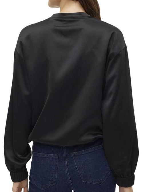 Casaco Preto Feminino Vero Moda Merle - Kiabi Casaco Preto Feminino Vero Moda Merle - Kiabi