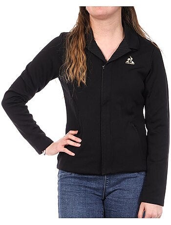 Casaco Preto Le Coq Sportif para Mulher