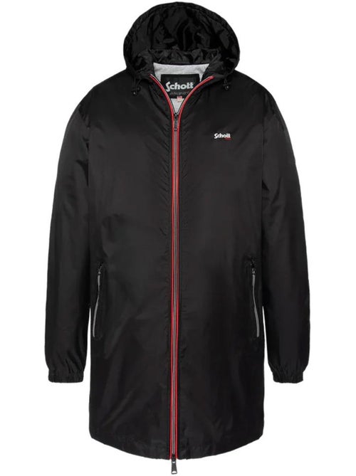 Casaco preto para homem schott clyde - Kiabi