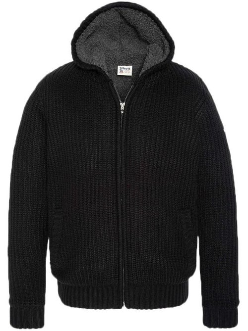 Casaco preto para homem schott jasper - Kiabi