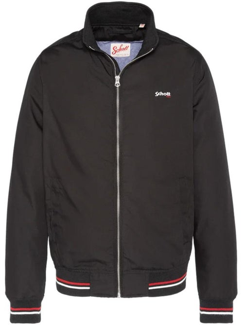 Casaco preto para homem schott stardusts - Kiabi