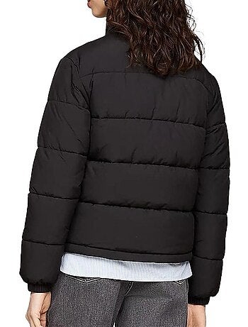 Casaco Puffer Preto Tommy Hilfiger para Mulher