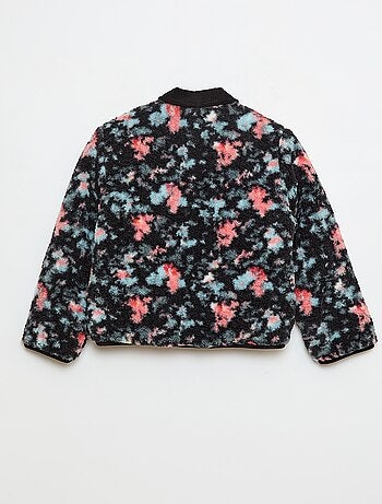 Casaco quente estilo workwear reversível