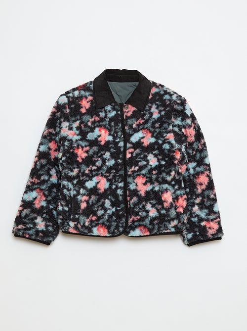 Casaco quente estilo workwear reversível - Kiabi