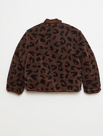 Casaco quente estilo workwear reversível