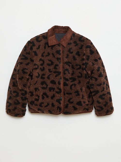 Casaco quente estilo workwear reversível - Kiabi