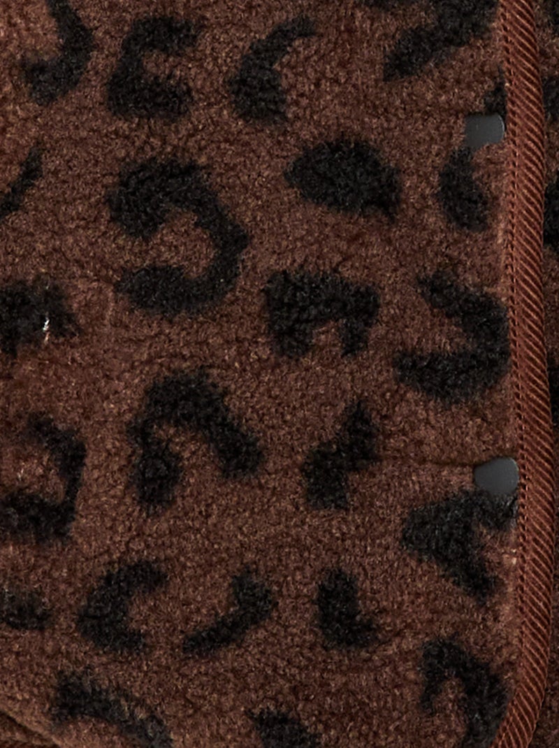 Casaco quente estilo workwear reversível Preto - Kiabi