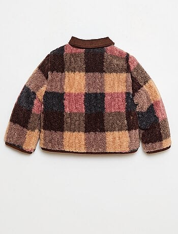 Casaco quente estilo workwear reversível