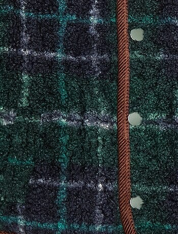 Casaco quente estilo workwear reversível