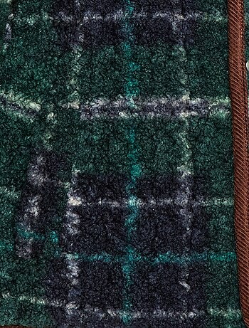 Casaco quente estilo workwear reversível