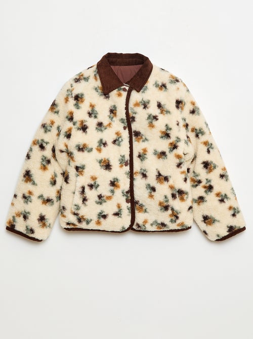 Casaco quente estilo workwear reversível - Kiabi