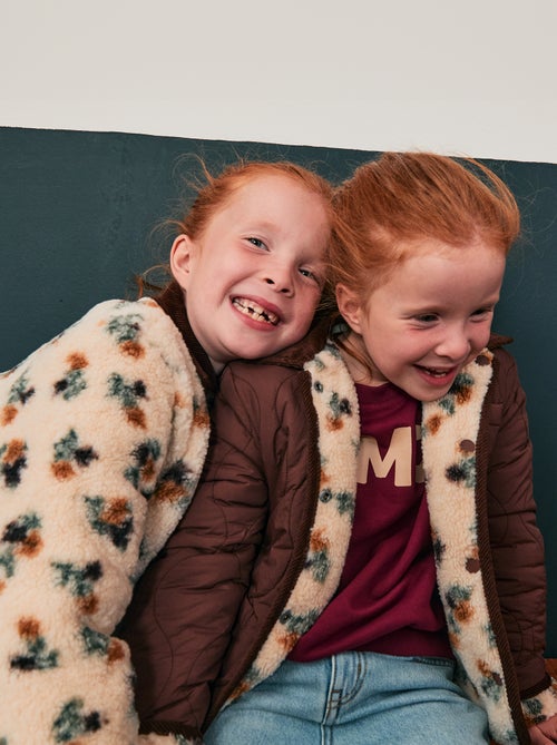 Casaco quente estilo workwear reversível - Kiabi