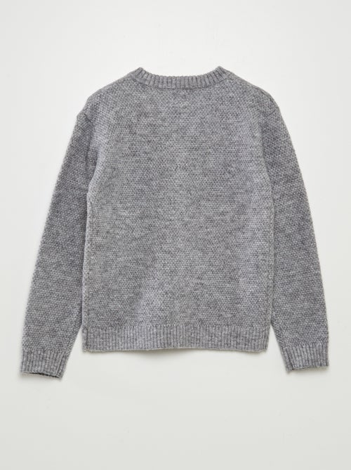 Casaco quente ponto mousse - Kiabi