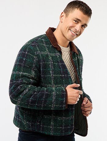 Casaco quente reversível