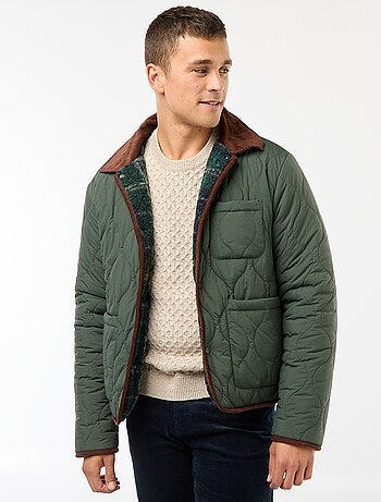 Casaco quente reversível