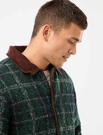 Casaco quente reversível