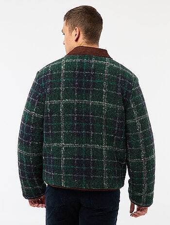 Casaco quente reversível