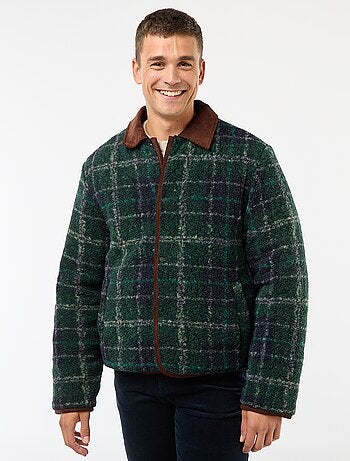 Casaco quente reversível