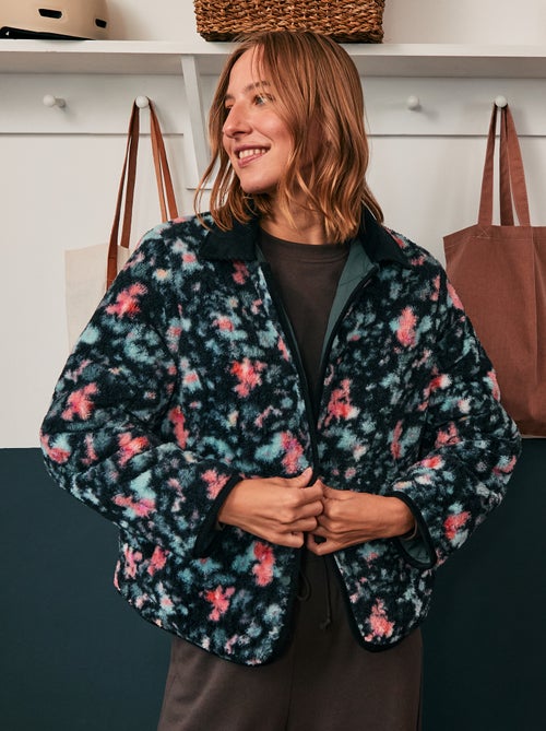 Casaco quente reversível - Kiabi