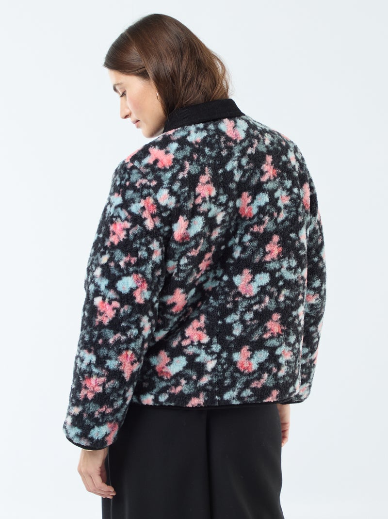 Casaco quente reversível Caqui - Kiabi