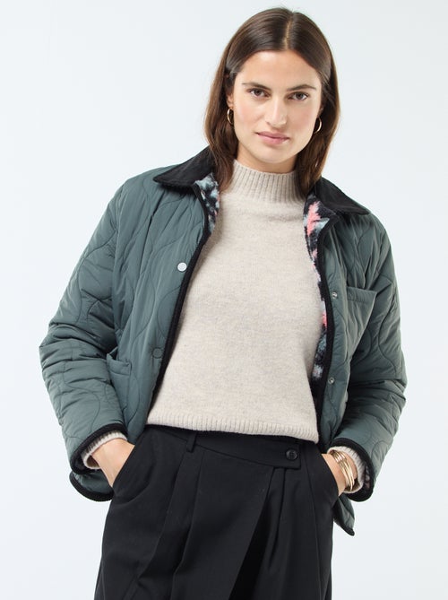 Casaco quente reversível - Kiabi