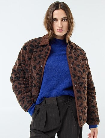 Casaco quente reversível