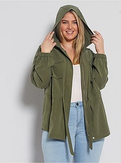 Casaco sariano com capuz - Kiabi