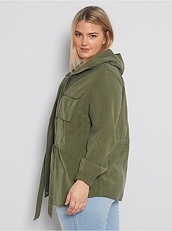 Casaco sariano com capuz - Kiabi