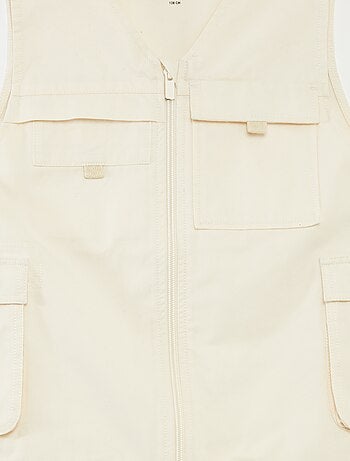 Casaco sem mangas - Fácil de Vestir