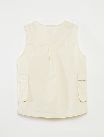 Casaco sem mangas - Fácil de Vestir