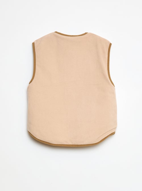 Casaco sem mangas acolchoado reversível - Kiabi