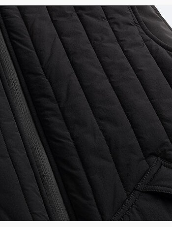 Casaco sem mangas casual preto