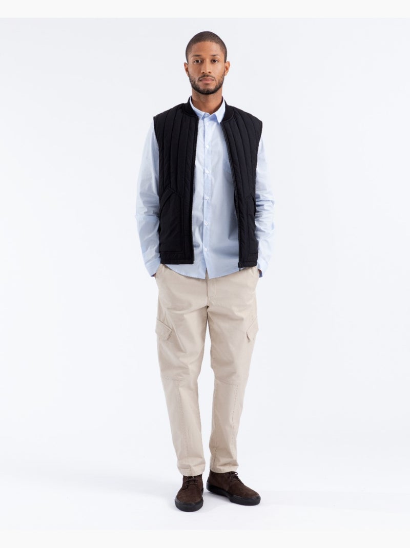 Casaco sem mangas casual preto Preto - Kiabi
