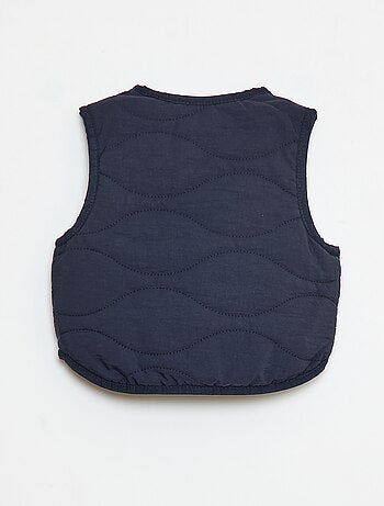 Casaco sem mangas com forro polar