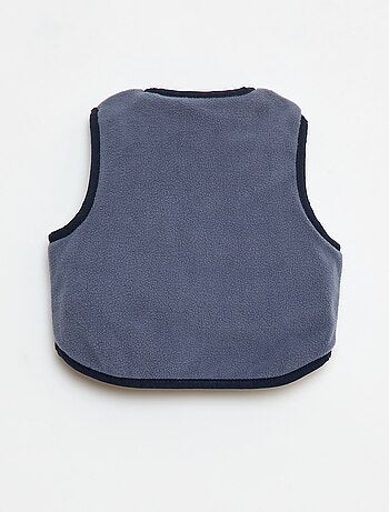 Casaco sem mangas com forro polar