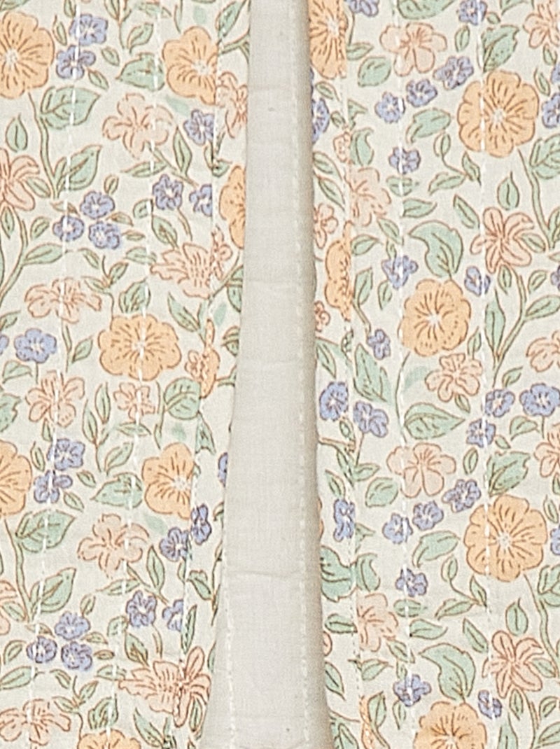 Casaco sem mangas em gaze de algodão AZUL - Kiabi