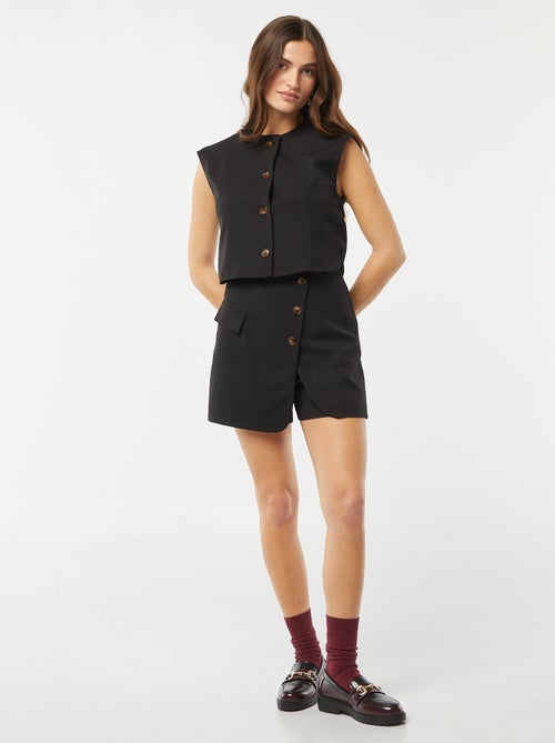 Casaco sem mangas liso - Kiabi