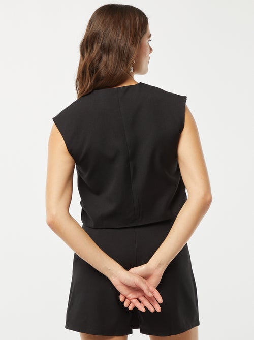 Casaco sem mangas liso - Kiabi