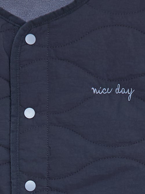 Casaco sem mangas reversível - Kiabi