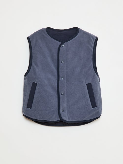 Casaco sem mangas reversível - Kiabi