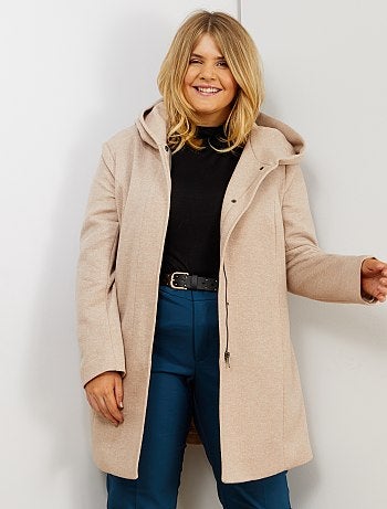 Casaco semi-comprido 'Only Carmakoma' - Kiabi