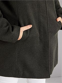 Casaco semi-comprido 'Only Carmakoma' - Kiabi