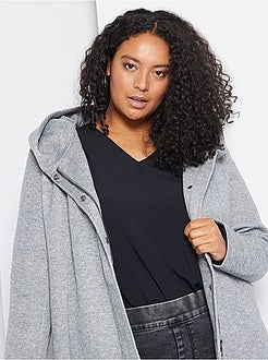 Casaco semi-comprido 'Only Carmakoma' - Kiabi