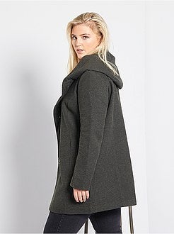 Casaco semi-comprido 'Only Carmakoma' - Kiabi