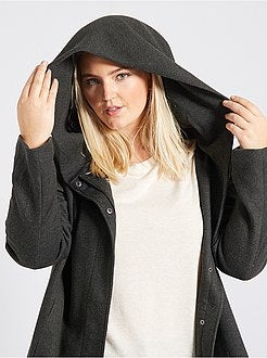 Casaco semi-comprido 'Only Carmakoma' - Kiabi