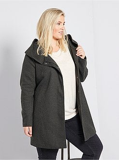 Casaco semi-comprido 'Only Carmakoma' - Kiabi